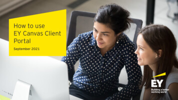 How To Use EY Canvas Client Portal
