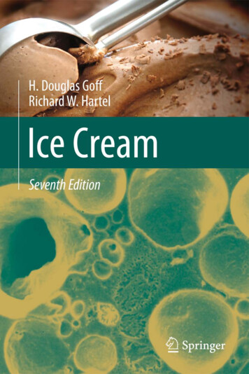 Ice Cream, 7th Edition - Weebly
