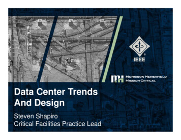Data Center Trends And Design - Association For Computing Machinery