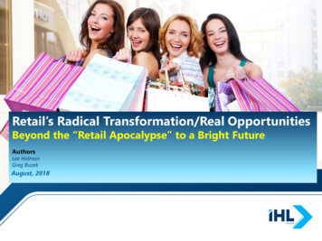 Retail’s Radical Transformation/Real Opportunities