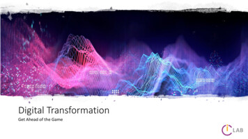 Digital Transformation - International Institute Of .