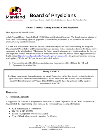 MARYLAND BOARD OF PHYSICIANS