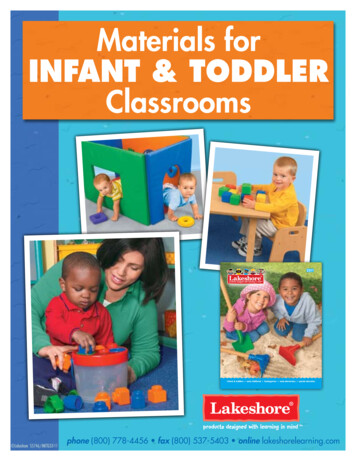 Materials For Infant & Toddler Classrooms - Lakeshore Learning