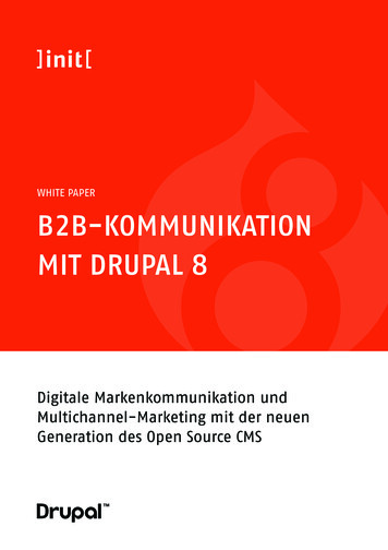 White Paper B2b-kommunikation Mit Drupal 8