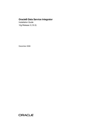 Oracle Data Service Integrator