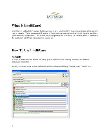 What Is IntelliCare? - Patterson Dental