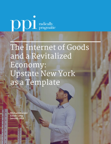 The Internet Of Goods And A Revitalized Economy: Upstate New York As A .