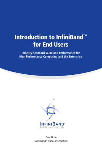 Introduction To InfiniBand For End Users