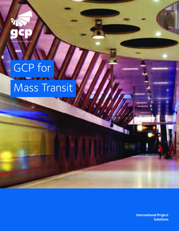 GCP For Mass Transit