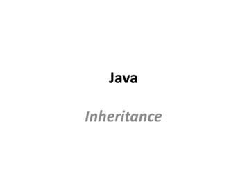 Java Inheritance - GitHub Pages