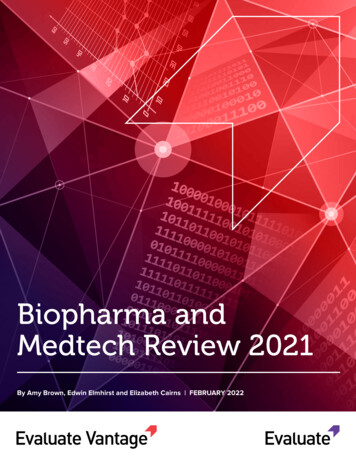 Biopharma And Medtech Review 2021 - Evaluate