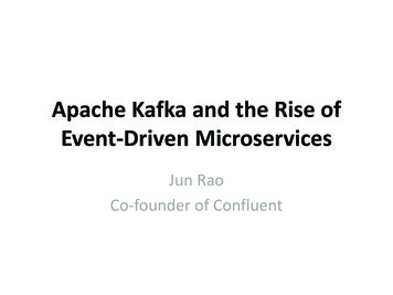 Apache Kafka And The Rise Of Event-Driven Microservices