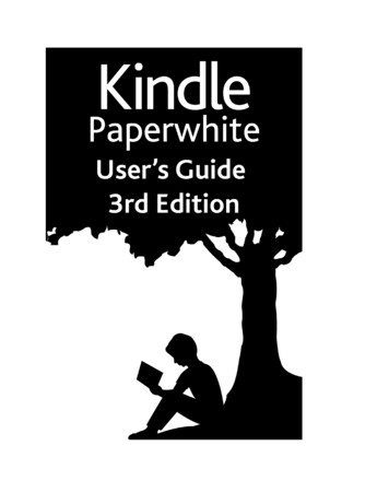 Kindle User’s Guide