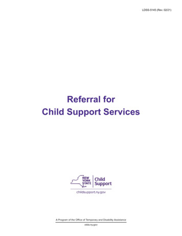 LDSS-5145 - Referral For Child Support Services
