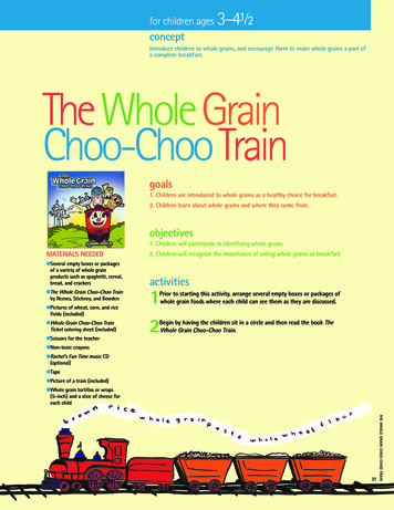 Introduce Children To Whole Grains, And Encourage Them To .