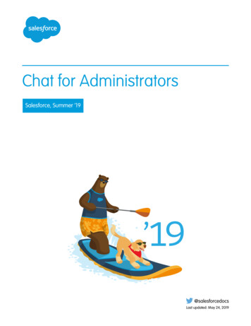 Chat For Administrators - Salesforce Implementation Guides