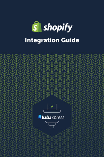 Lulu XPress Shopify Integration Guide