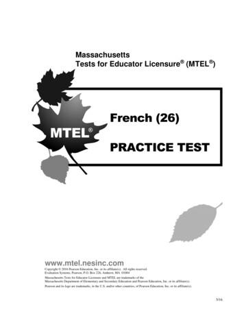 Massachusetts Tests For Educator Licensure (MTEL
