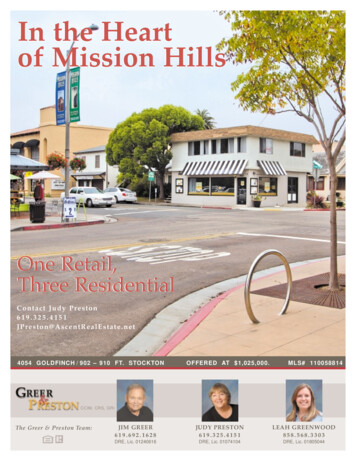 In The Heart Of Mission Hills