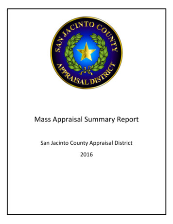 San Jacinto County Appraisal District 2016 - SJCAD