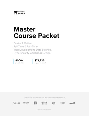 Master Course Packet - Coding Dojo