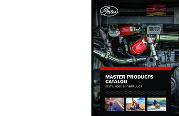 Master Products Catalog - Gates Corporation