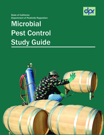 Microbial Pest Control Study Guide