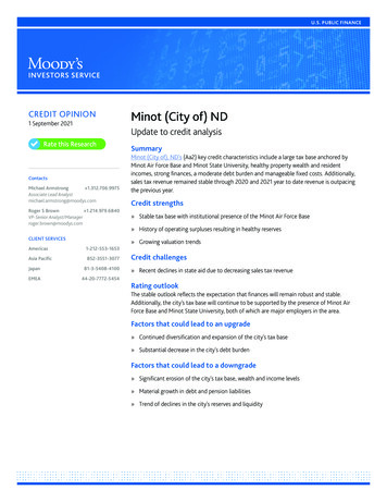 Minot (City Of ) ND - Amazon Web Services