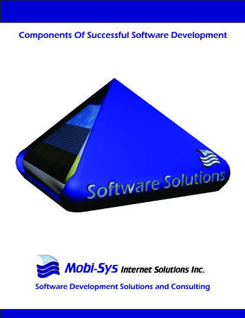 Components Of Successful Software Development - Mobi-Sys