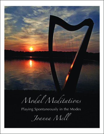 Modal Meditations Book Sample Pages - Joanna Mell