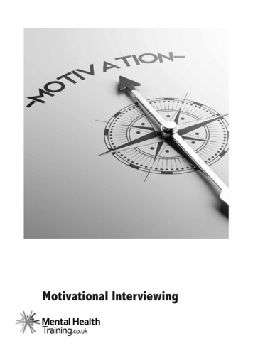 Motivational Interviewing - Mental Health Training