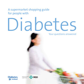 A Supermarket Shopping Guide For People With Diabetes