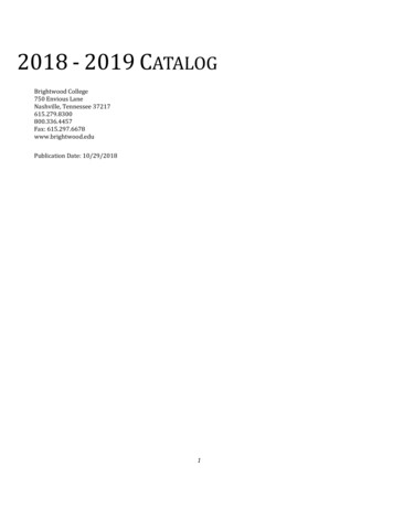 2018 2019 CATALOG - Ecacolleges 