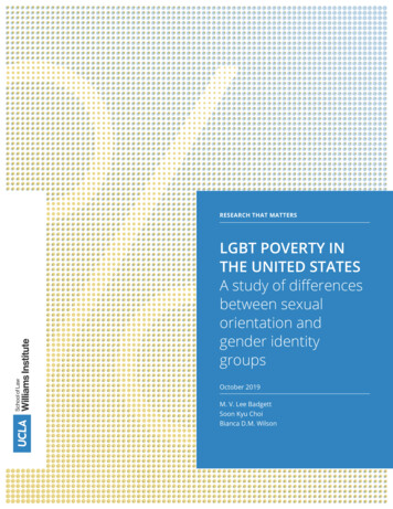 LGBT POVERTY IN THE UNITED STATES - Williams Institute