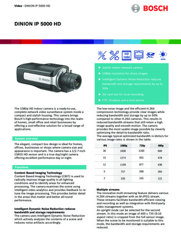 DINION IP 5000 HD - Resources-boschsecurity-cdn.azureedge 