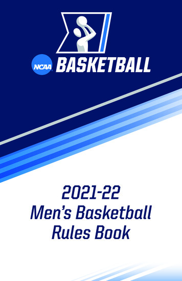 2021-22 Men’s Basketball Rules Book