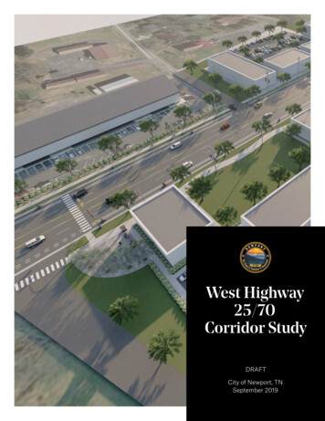 West Highway 25/70 Corridor Study