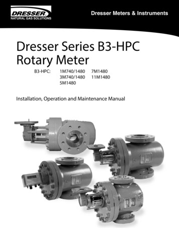 Dresser Series B3-HPC Rotary Meter