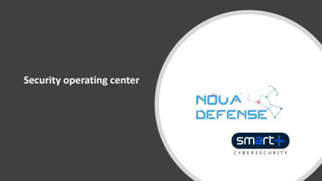 Security Operating Center - SmartPlus