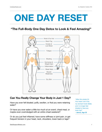 One Day Reset - 10-13 - Stephen Cabral