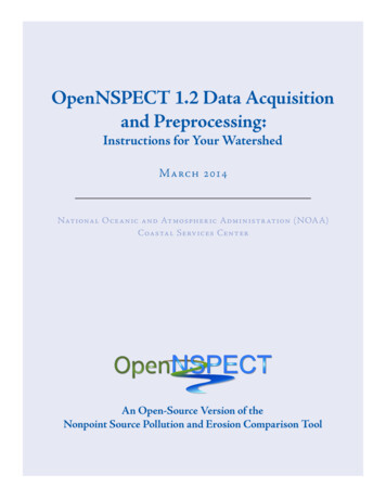 OpenNSPECT 1.2 Data Acquisition And Preprocessing
