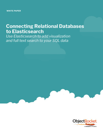 Connecting Relational Databases To Elasticsearch