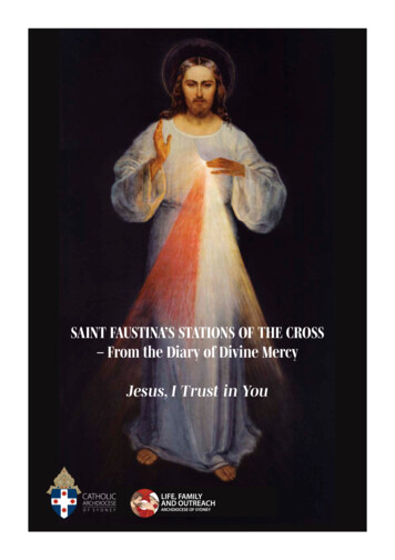 SAINT FAUSTINA’S STATIONS OF THE CROSS – From 