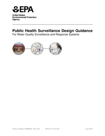 Public Health Surveillance Design Guidance