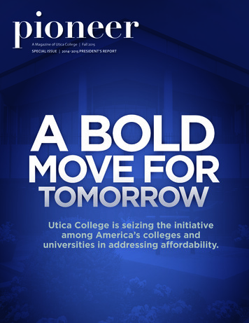 Utica College Is Seizing The Initiative Among America's Colleges And .