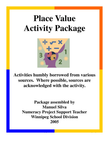 Place Value Activity Package - Mathematics Shed