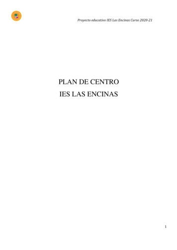 Plan De Centro Ies Las Encinas
