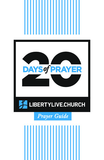 Prayer Guide - Liberty Live Church