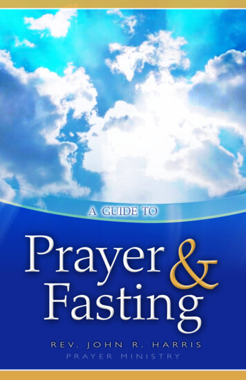 A GUIDE TO Prayer Fasting