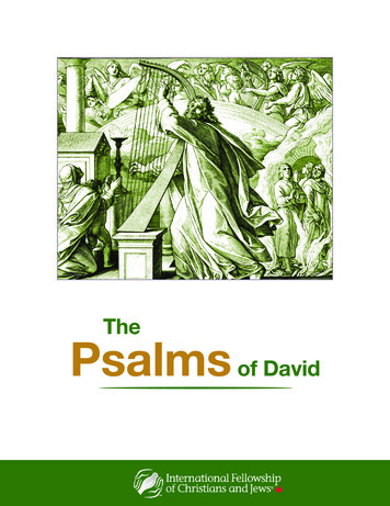 Psalms Of David - Ifcj.ca